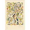 lithographie d'Henri Guedon, galerie Art'O, Aubervilliers, en 1986, signée et numérotée au crayon