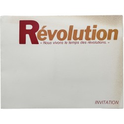 réception en présence de Georges Marchais, pour le premier anniversaire de la parution du journal "Révolution" 1981