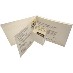 Roberto Matta, invitation pour l'anniversaire des 1 an de publication de la revue "Révolution" 1981