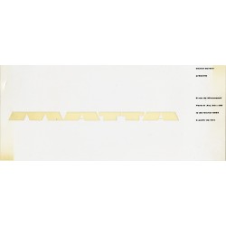 carton d'invitation pour le vernissage de l'exposition "Matta" à la galerie Daniel Cordier, à Paris, le 20 février 1964