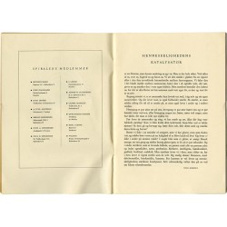 exposition du groupe "Spiralen" à Charlottenborg, texte de Finn Gerdes, poèmes de Jorgen Nash en danois