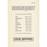 liste des œuvres exposées à l'exposition de James Rosenquist à la Galerie Ileana Sonnabend, à Paris, en juin 1964