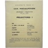 exposition "Projection I ", à l'U.E.R. Pitié-Salpétrière, du 15 février au 3 mars 1973 :  Ben, Degottex, Gette, Janicot, Nordhal