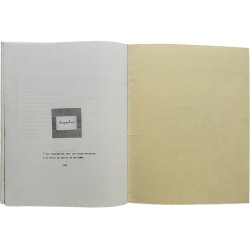 Ben, plaquette de l'exposition "Projection I ", à l'Université Paris VI, U.E.R. Pitié-Salpétrière, à Paris, 1973
