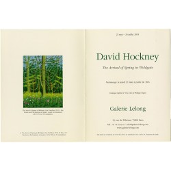 exposition "David Hockney. The Arrival of Spring in Woldgate", à la galerie Lelong, du 21 mai au 24 juillet 2015