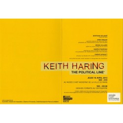 exposition "Keith Haring. The Political Line", au Musée d'art moderne de la ville de Paris et au Centquatre, en 2013
