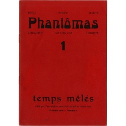 revue Phantômas, n°1 (1953) : Morisset, Irine, Noiret, Harvenne, Koenig, ColinetVereecke, Lambiotte, Scutenaire, Blafart