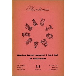 revue Phantômas n° 7/8 (1956) : Koenig, Utrilo, Pichon-Rivière, Rodriguez, Jakovsky, Lecomte, Dypréau, Gromaire, Chavée, Moreau
