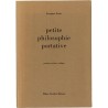Jacques Aron, Petite philosophie portative, 2001