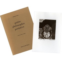Ex. numéroté avec estampes n°10/60 de Jacques Aron, Petite philosophie portative, Didier Devillez éditeur, 2001