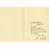 dédicacé à Joseph Noiret  par Théo van Stichel(l'un des fondateurs du mouvement Cobra, créateur de la revue "Phantomas")