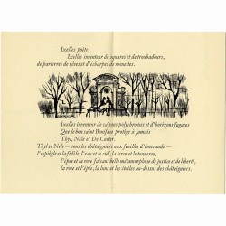 "Ixelles", poèmes de Théo van Stichel illustrés de dessins de Lucien De Roeck, 1988