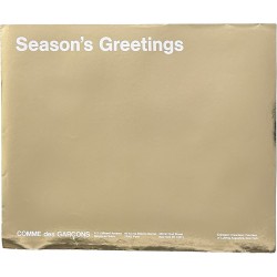 carte de vœux de la marque de mode "Comme des Garçons" (créée par Rei Kawakubo) envoyée à ses clients