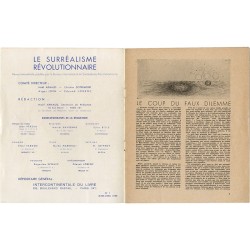 Revue bimestrielle publiée par le bureau international du surréalisme révolutionnaire, 1948