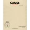 papier à en-tête de la revue surréaliste Cause, illustré par Victor Brauner, ca 1947