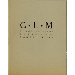 catalogue des parutions des éditions G.L.M. (Guy Lévis Mano), mai 1936