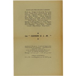 Catalogue G.L.M. (Guy Lévis Mano) de mai 1936