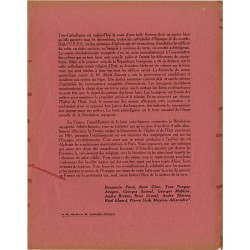 Tract surréaliste,  Au Feu !, 1931