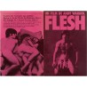 flyer pour la 1re projection en France du film Flesh d'Andy Warhol, le 11 janvier 1973