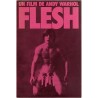 flyer annonçant la sortie du film Flesh, produit par Andy Warhol, réalisé par Paul Morrissey, avec Joe Dallesandro, 1968
