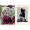 lithographie originale à 4 mains de Pierre Alechinsky et Wallace Ting, Galerie de France, 1963