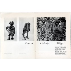 exposition de Reinhoud, Pierre Alechinsky et Wallace Ting à la Galerie de France à Paris, du 25 octobre au 25 novembre 1963