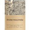 carton d'invitation à l'exposition de  Öyvind Fahlström à la galerie Iolas, janvier - février 1975, à Paris