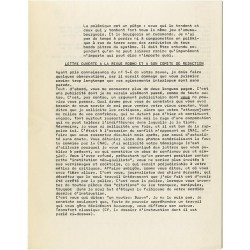 tract "Lettre ouverte à la revue Robho et à son comité de rédaction", Daniel Buren, 25 juin 1971