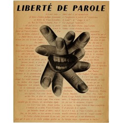 Lebel, liberté de parole : "36 heures d'action poétique permanente" 6 et 7 mai 1969 Vieux-Colombier, Paris