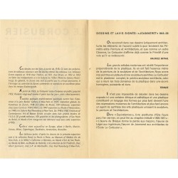 exposition chez Denise René de Le Corbusier "Dessins et lavis signés "Jeanneret" 1918-1928", du 8 avril au 11 mai 1952