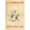 plaquette accompagnant l'exposition de Le Corbusier "Dessins et lavis signés "Jeanneret" 1918-1928", galerie Denise René, 1952