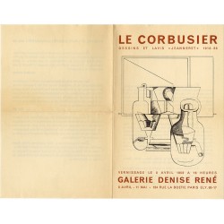 Le Corbusier, galerie Denise René, avril-mai 1952