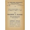 Jean cocteau, La machine à écrire, mise en scène par Raymond Rouleau au Théâtre Hébertot, 1941