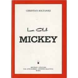 livre d'artiste de Christian Boltanski, Le club Mickey, 1990