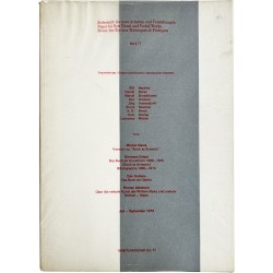 Buren, Broodthaers, INTERFUNKTIONEN n° 11, édité par Walter König, Cologne, 1974
