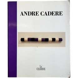 catalogue des expositions d'André Cadere au PS1 (New York) et au Musée d’Art Moderne de la Ville de Paris, 1992