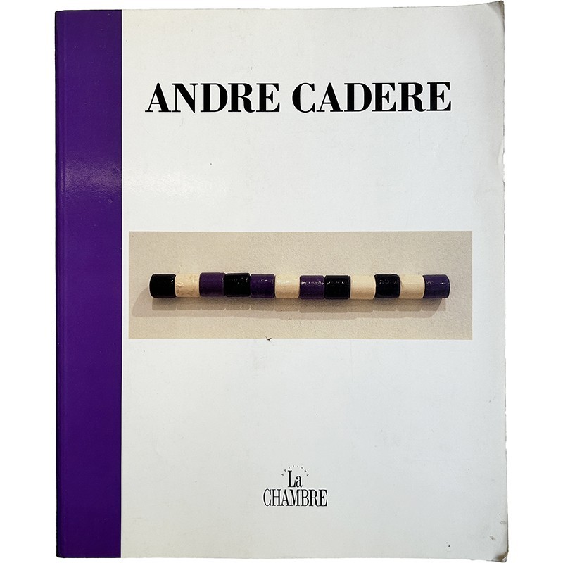 catalogue des expositions d'André Cadere au PS1 (New York) et au Musée d’Art Moderne de la Ville de Paris, 1992