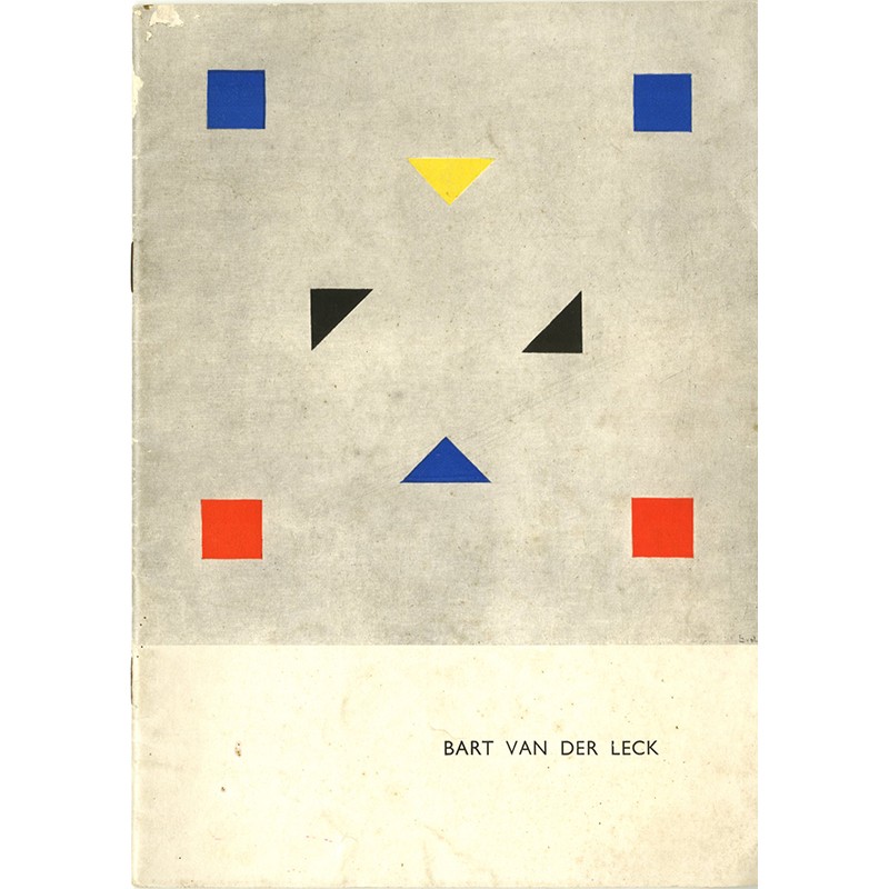 couverture du catalogue d'une exposition sur Bart Van der Leck, au Stedelijk Museum