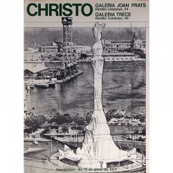 che de l'exposition Christo chez Joan Prats, 1977