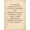 Catalogue Georges Rouault "Le Miserere" galerie Louis Carré, 1952