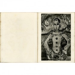 une des planche du catalogue de la galerie Louis Carré consacré à Georges Rouault