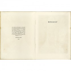 Exemplaire n°568 du catalogue Georges Rouault, exposition à la galerie Louis Carré, 1942