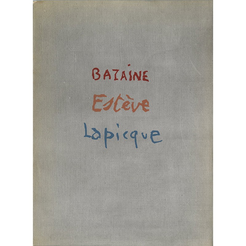 Catalogue "Bazaine, Estève et Lapicque" galerie Louis Carré, 1945
