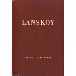 Catalogue de l'exposition "Lanskoy" à la galerie Louis Carré en mai-juin 1957