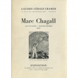 catalogue de l'exposition de Marc Chagall "Eaux-fortes, pointes sèches, bois", Gérald Cramer
