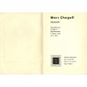 page de titre du catalogue de Marc Chagall, Galerie Valentien, Stuttgart 1958