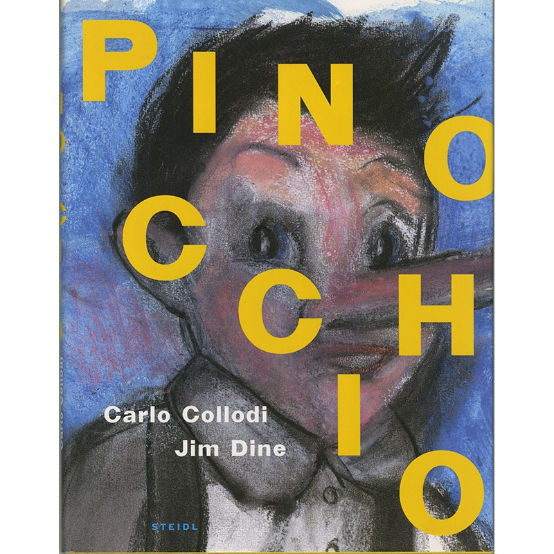 Couverture de l'histoire de "Pinocchio" de Carlo Collodi, illustrée par Jim Dine