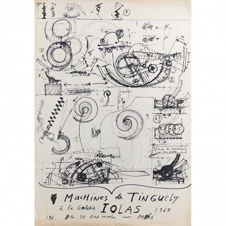 Affiche de l'exposition Niki de Saint Phalle, Tinguely, Hultén, Pontus Hultén - Grand Format - Collection