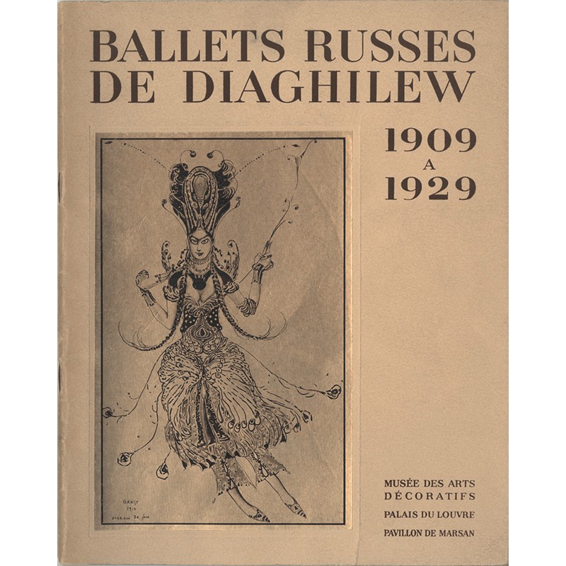 Ballets russes de Diaghilew 1909 à 1929, exposition de Serge Lifar, 1939