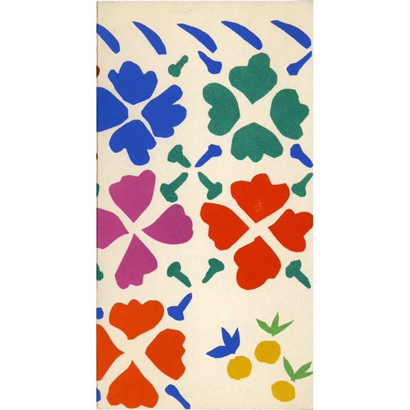 carton d'invitation pour l'inauguration de la "Donation Matisse", à Nice en 1962